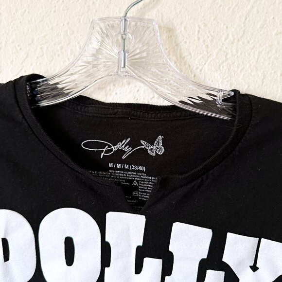 Dolly Parton Sweetheart V Neck Graphic Country Music T-Shirt M - Picture 2 of 3